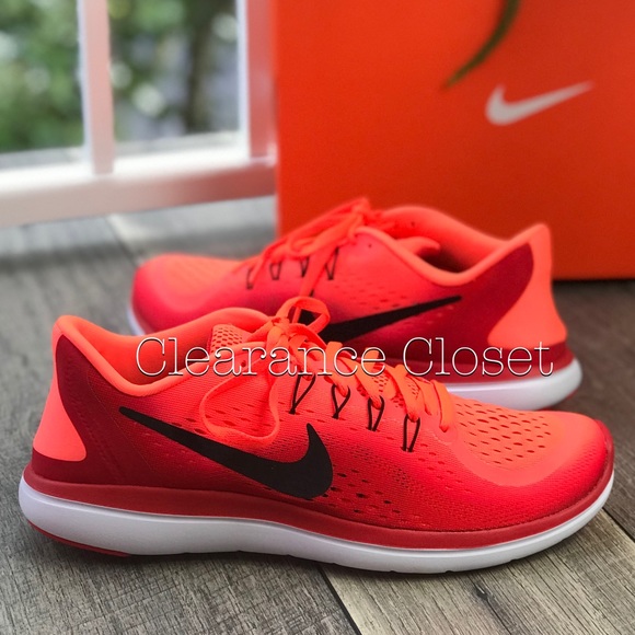 NWT Nike Flex 2017 RN Hyper Orange M AUTHENTIC - Picture 2 of 8